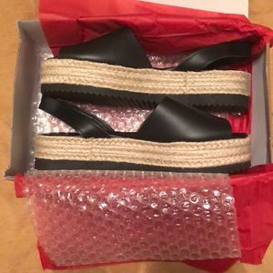 Black platform sandals from Greece!:)